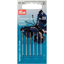 將圖片載入圖庫檢視器 Embroidery needles Tapestry, blunt-point No. 22, 0.90 mm x 40mm