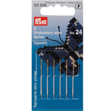將圖片載入圖庫檢視器 Embroidery needles Tapestry, blunt-point No. 24, 0.80 mm x 37 mm
