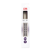 Load image into Gallery viewer, Double-pointed knitting pins, ergonomics 20 cm x 6.00 mm