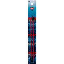 將圖片載入圖庫檢視器 Children's knitting pins, plastic 17 cm x 3.00 mm, red