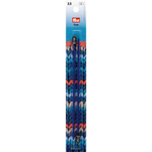 將圖片載入圖庫檢視器 Children's knitting pins, plastic 17 cm x 3.50 mm, blue