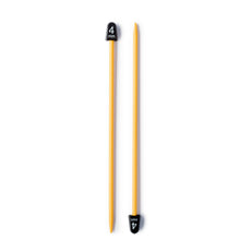 將圖片載入圖庫檢視器 Children's knitting pins, plastic 17 cm x 4.00 mm, yellow