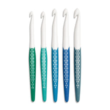 將圖片載入圖庫檢視器 Crochet hook for wool set, Ergonomics 7 mm - 12 mm