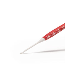 將圖片載入圖庫檢視器 Crochet hook for wool, Ergonomics 16 cm x 3.5 mm, red