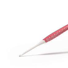 將圖片載入圖庫檢視器 Crochet hook for wool, Ergonomics 16 cm x 4.0 mm, old rose