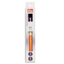 將圖片載入圖庫檢視器 Crochet hook for wool, Ergonomics 16 cm x 4.5 mm, orange