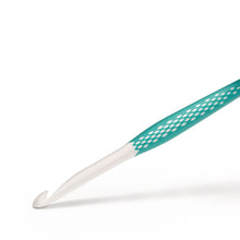 將圖片載入圖庫檢視器 Crochet hook for wool, Ergonomics 17 cm x 8.00 mm, mint