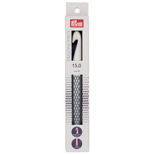 將圖片載入圖庫檢視器 Crochet hook for wool, Ergonomics 18.5 cm x 15.00 mm, grey
