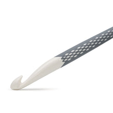將圖片載入圖庫檢視器 Crochet hook for wool, Ergonomics 18.5 cm x 15.00 mm, grey