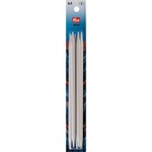 Load image into Gallery viewer, Double-pointed and glove knitting pins, plastic 20 cm x 6.50 mm