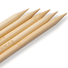 Load image into Gallery viewer, Prym 1530 double-pointed and glove knitting pins, 20 cm, bamboo
