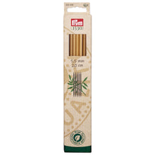 將圖片載入圖庫檢視器 Prym 1530 雙頭棒針和手套編織用棒針,20 cm,竹材質