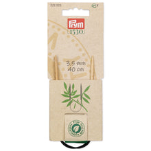 將圖片載入圖庫檢視器 Prym 1530 輪針,40 cm,竹材質