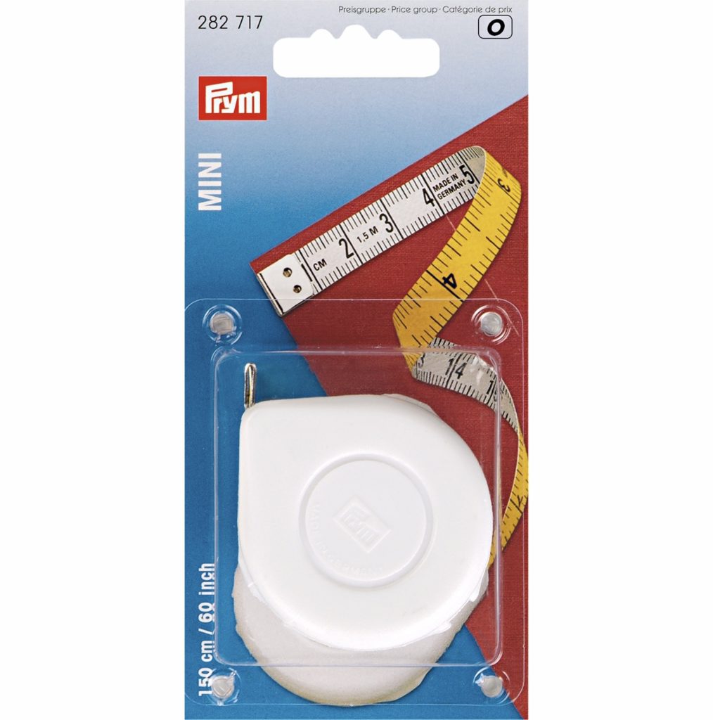 Spring tape measure, Mini cm/inch, 150 cm / 60inch