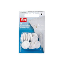 將圖片載入圖庫檢視器 Linen buttons, Twill 17 mm
