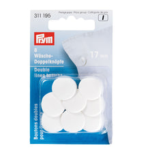將圖片載入圖庫檢視器 Double linen buttons 17 mm