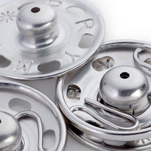 將圖片載入圖庫檢視器 Sew-On Snap fasteners 21 mm, silver