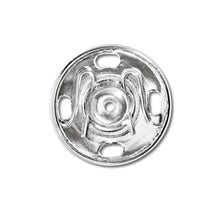 將圖片載入圖庫檢視器 Sew-On Snap fasteners 17 mm, silver