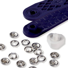 將圖片載入圖庫檢視器 Non-sew press fasteners JERSEY 8 mm, silver