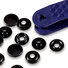 將圖片載入圖庫檢視器 Non-sew fasteners SPORT & CAMPING, 15 mm Black oxidized