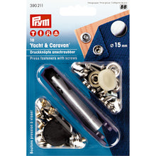 將圖片載入圖庫檢視器 Non-sew fasteners YACHT & CARAVAN, screw-on, 15 mm Default Title
