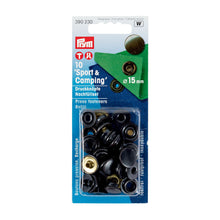 將圖片載入圖庫檢視器 Refil for non-sew fasteners SPORT & CAMPING, 15 mm Black oxidized, refill