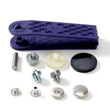將圖片載入圖庫檢視器 Non-sew fasteners ANORAK, 15 mm Silver