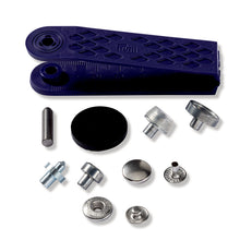將圖片載入圖庫檢視器 Non-sew fasteners ANORAK, 12 mm Silver