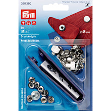 Load image into Gallery viewer, Non-sew fasteners Mini, 8 mm Standard, 10 pieces
