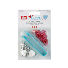 將圖片載入圖庫檢視器 Prym Love color Jersey press fasteners Red