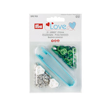 將圖片載入圖庫檢視器 Prym Love color Jersey press fasteners Green