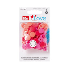 將圖片載入圖庫檢視器 Prym Love color press fasteners, 12.4 mm Red