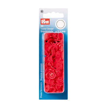 將圖片載入圖庫檢視器 Non-sew Color Snaps Light red