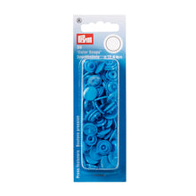 將圖片載入圖庫檢視器 Non-sew Color Snaps Steel blue