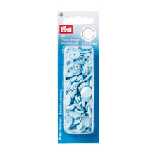 將圖片載入圖庫檢視器 Non-sew Color Snaps Light blue