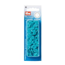 將圖片載入圖庫檢視器 Non-sew Color Snaps Turquoise
