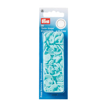 將圖片載入圖庫檢視器 Non-sew Color Snaps Light turquoise