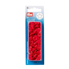 將圖片載入圖庫檢視器 Non-sew Color Snaps, star Red