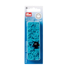 將圖片載入圖庫檢視器 Non-sew Color Snaps, flower Turquoise