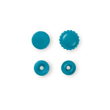 將圖片載入圖庫檢視器 Non-sew Color Snaps, flower Turquoise