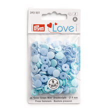 Load image into Gallery viewer, Prym Love Color Snaps fasteners Mini Light blue
