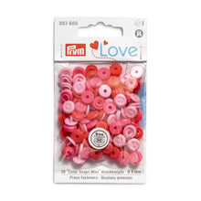 將圖片載入圖庫檢視器 Prym Love Color Snaps Mini, 9 mm Pale pink