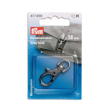 將圖片載入圖庫檢視器 Snap hook, 7 mm x 38 mm Gunmental