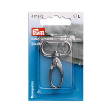 將圖片載入圖庫檢視器 Snap hook, 25 mm x 45 mm Gunmental