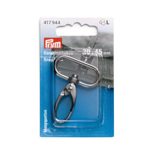將圖片載入圖庫檢視器 Snap hook, 30 mm x 45 mm Gunmental