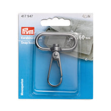 將圖片載入圖庫檢視器 Snap hook, 40 mm x 60 mm Gunmental