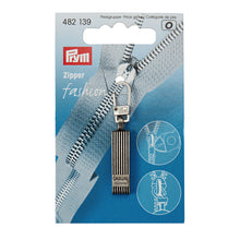 將圖片載入圖庫檢視器 Fashion zipper pullers, casual Amtique silver