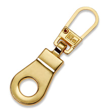 將圖片載入圖庫檢視器 Fashion zipper puller, eyelet Gold