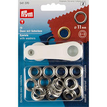 將圖片載入圖庫檢視器 Eyelets and washers, 11.0 mm Silver
