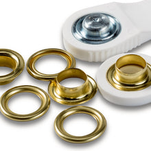 Load image into Gallery viewer, Eyelets and washers, 11.0 mm Gold
